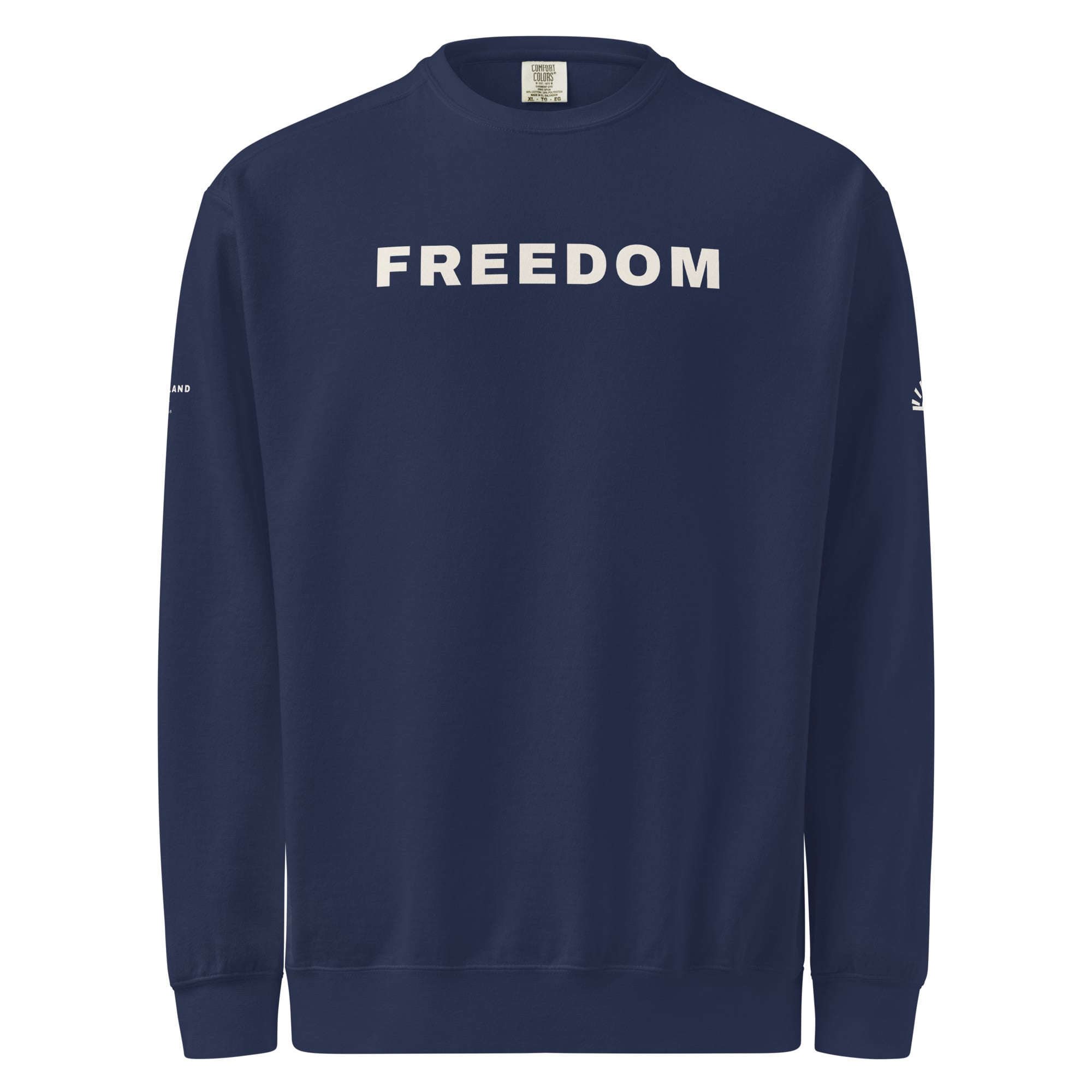 Freedom Crewneck in True Navy