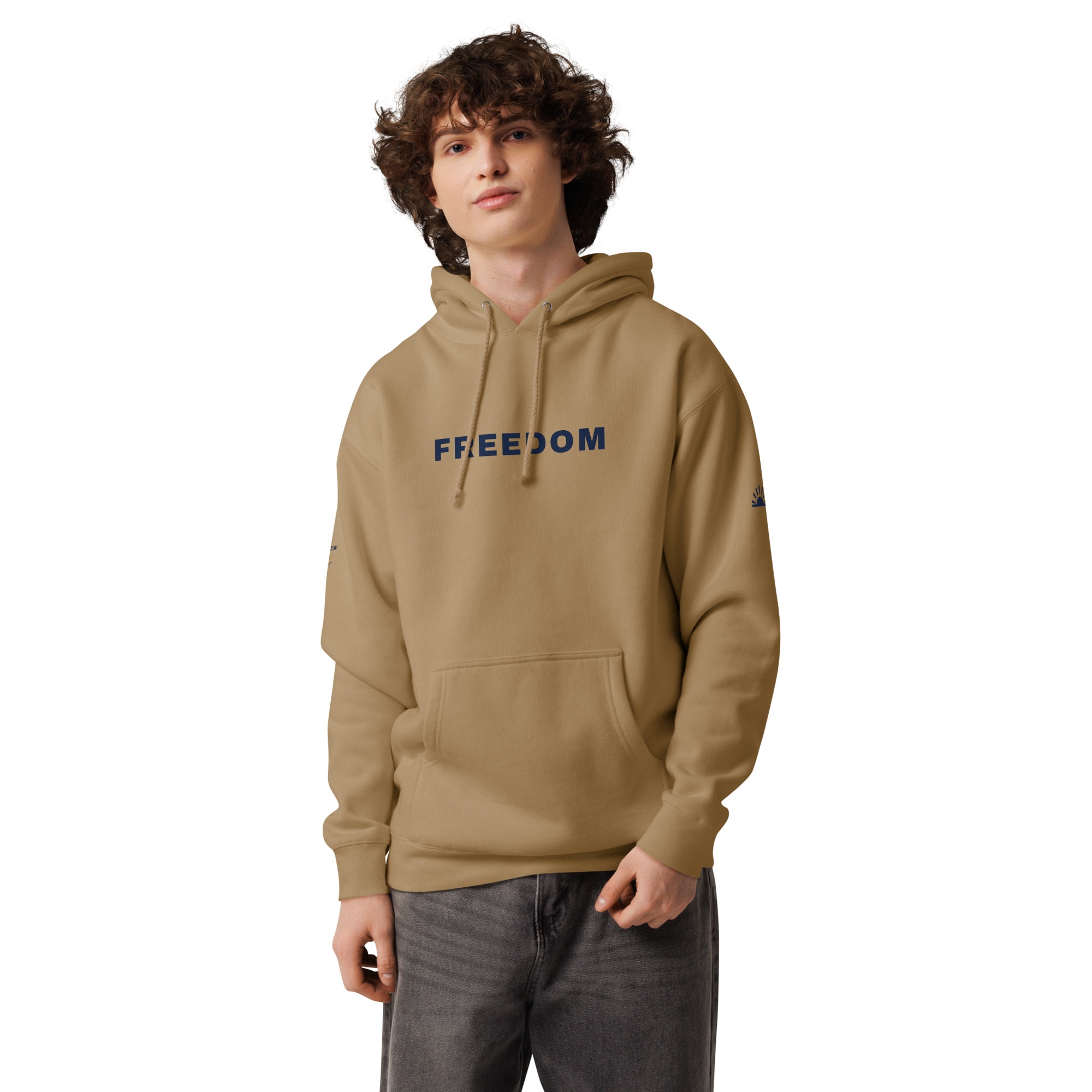 Freedom Hoodie in Sandstone