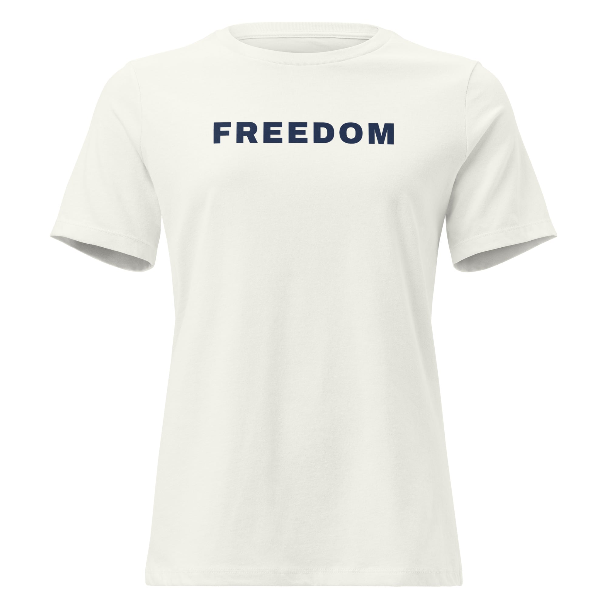 Freedom Women's Tee in Vintage White