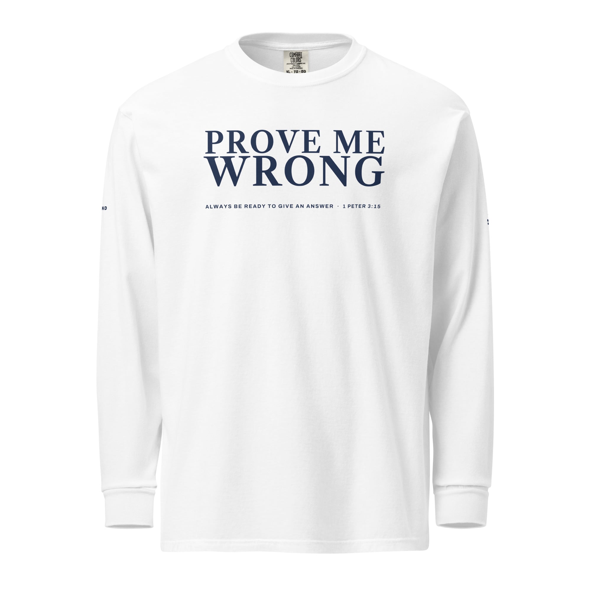 Prove Me Wrong Long Sleeve in White