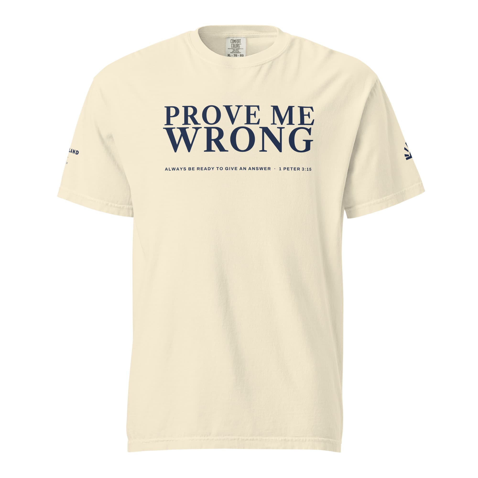 Prove Me Wrong Men's Tee in Ivory