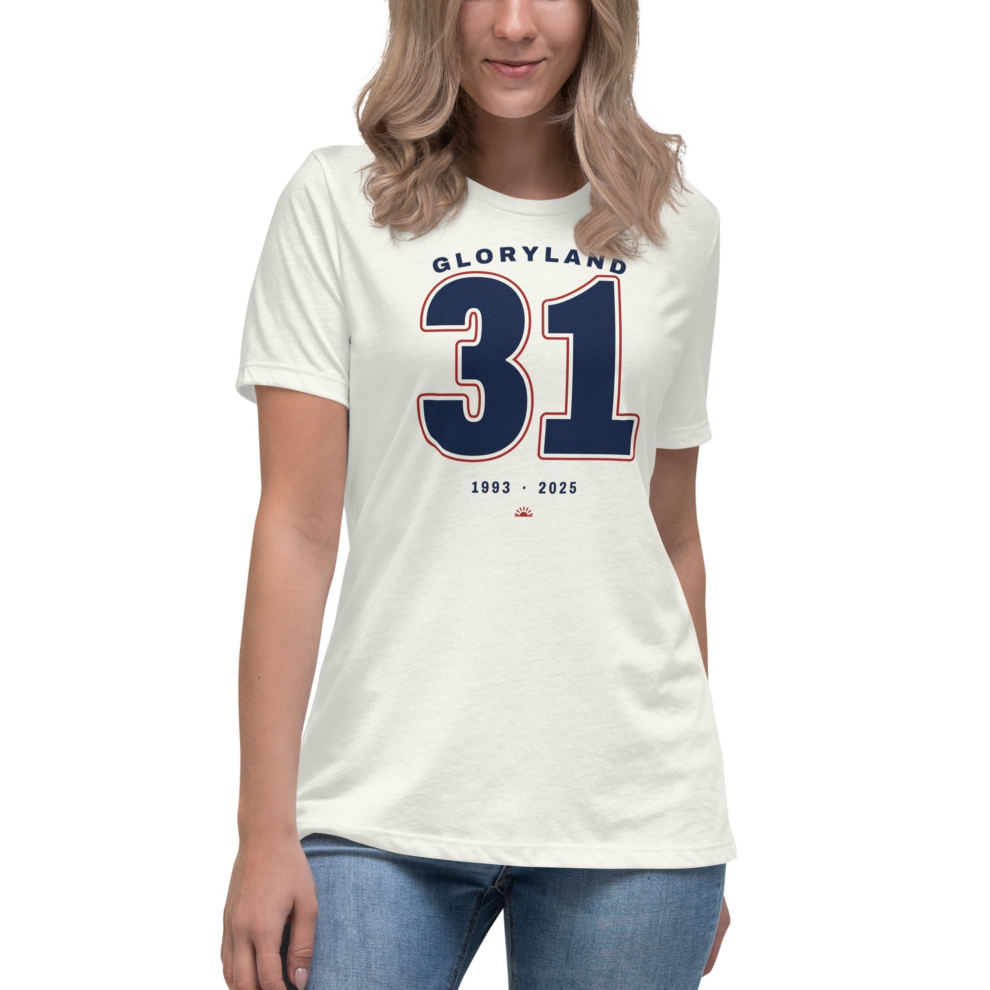 Thirty-One Women's Tee in Vintage White