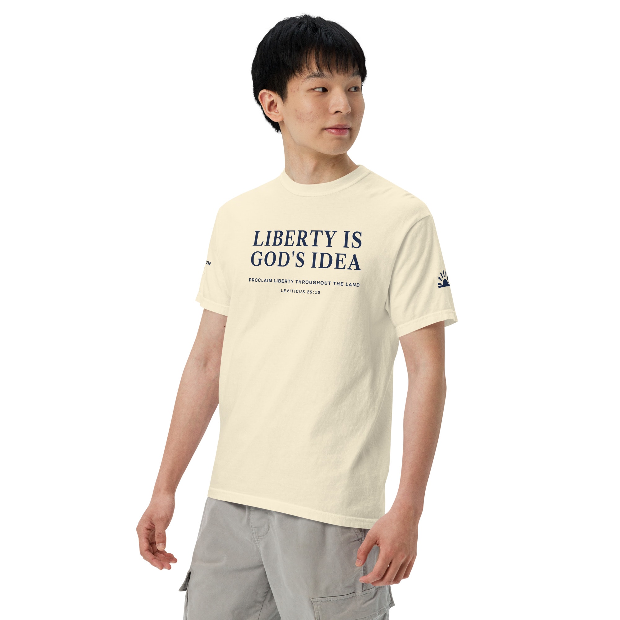 Liberty Is God's Idea Men's Tee in Ivory