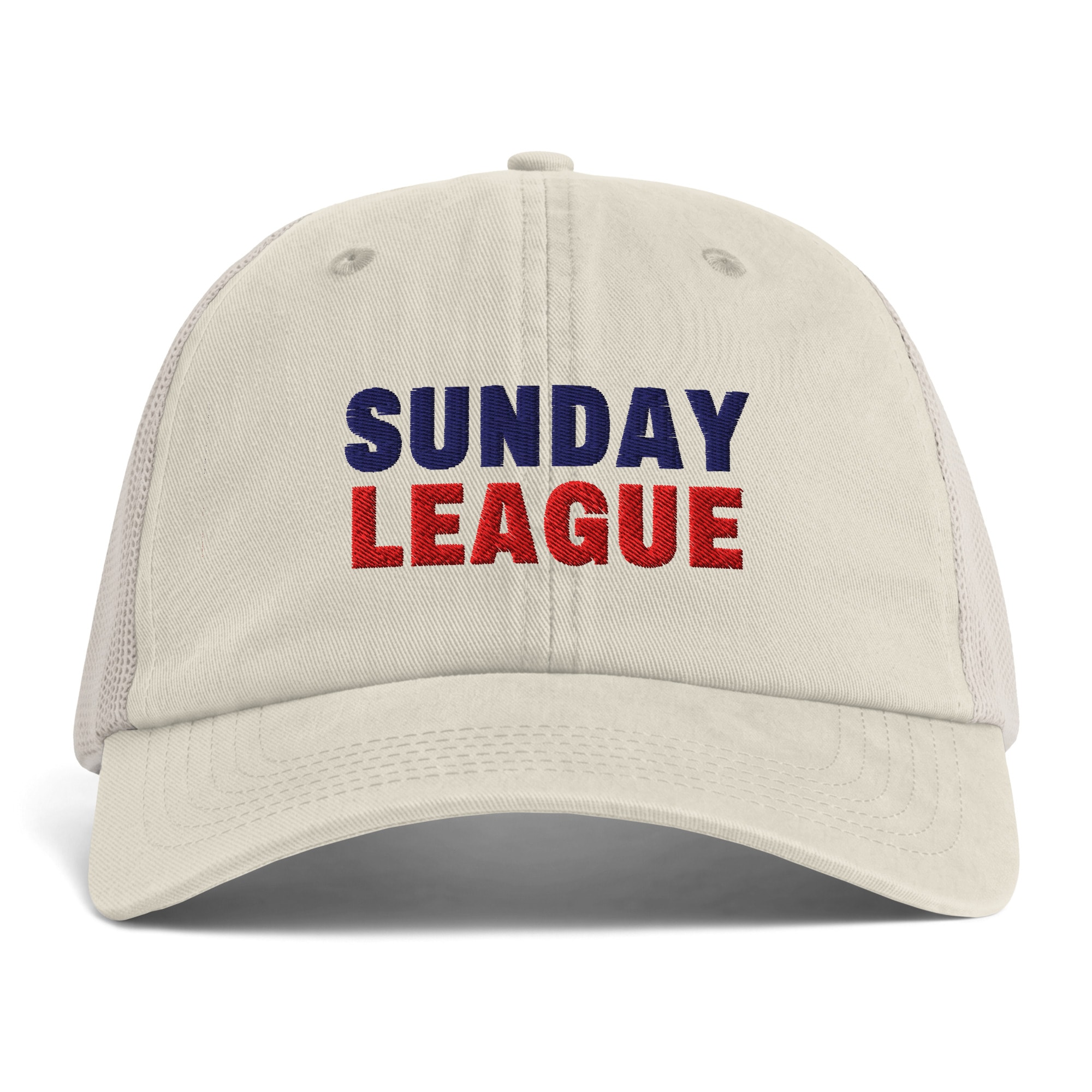 Sunday League Sunwashed Trucker in Ivory/Ivory