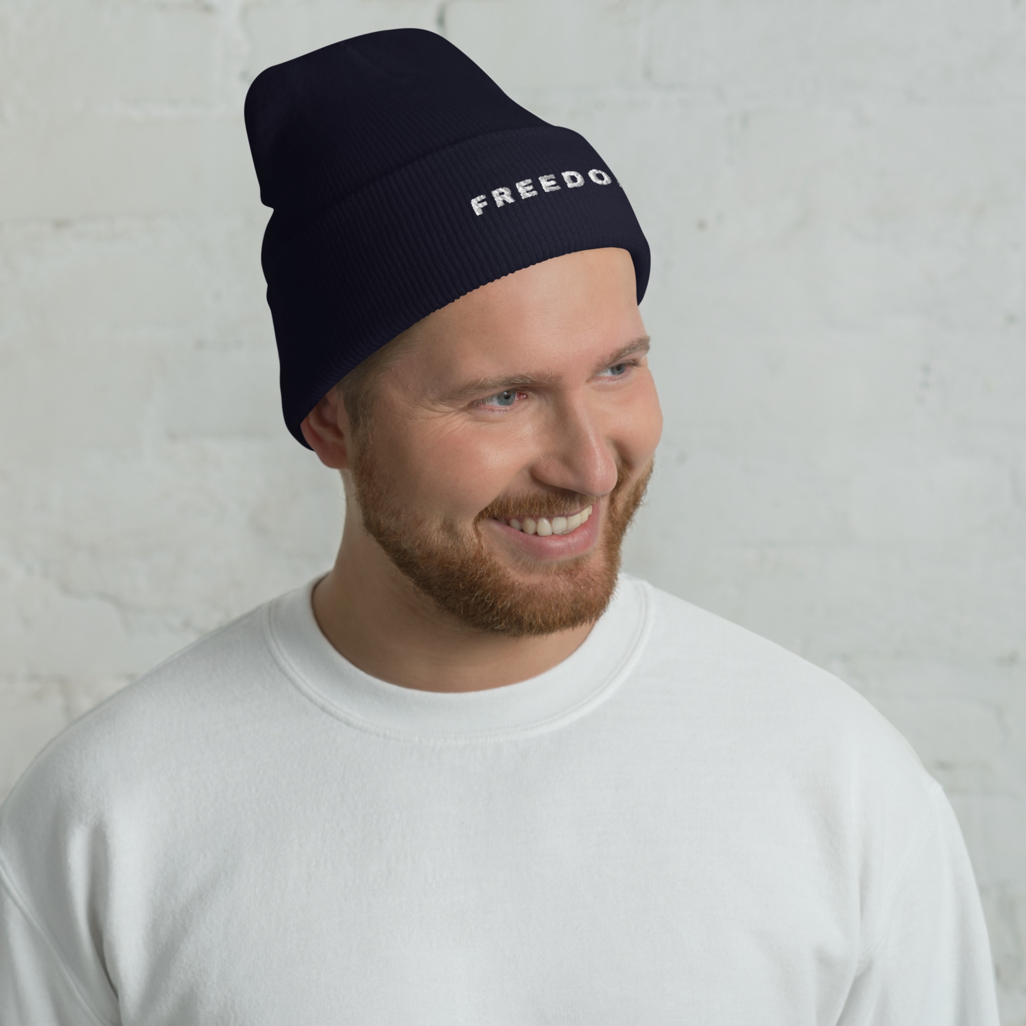 Freedom Beanie in Navy
