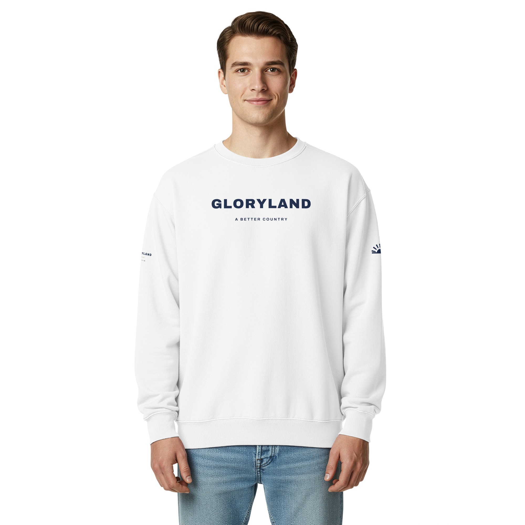 Gloryland Crewneck in White