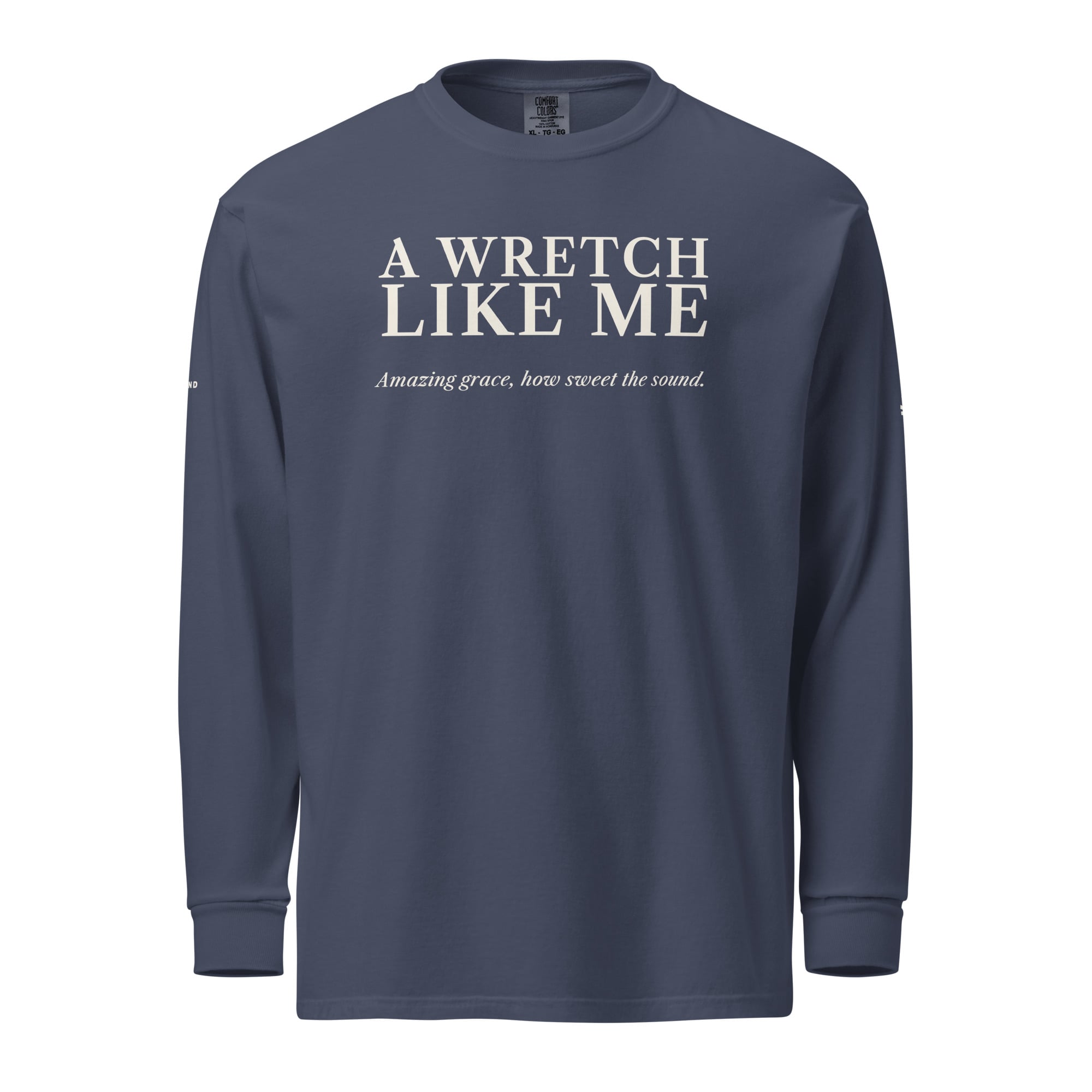A Wretch Like Me Long Sleeve in Navy