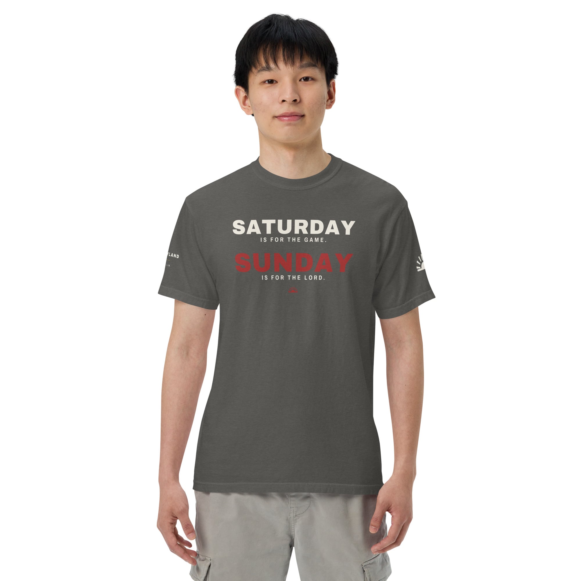Saturday / Sunday Men's Tee in Pepper