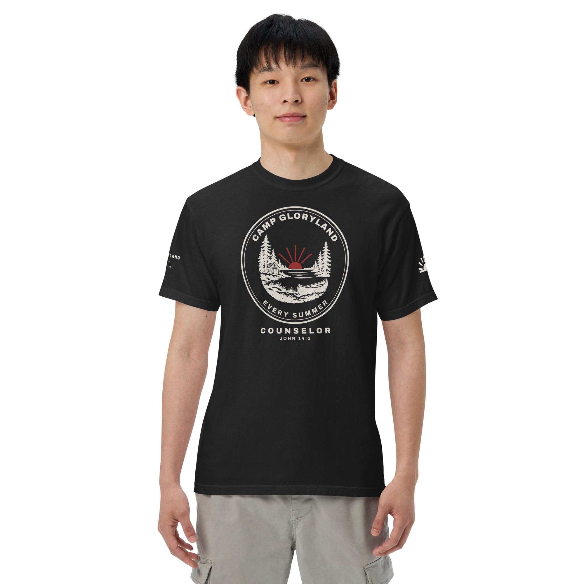 Camp Gloryland Men's Tee in Black