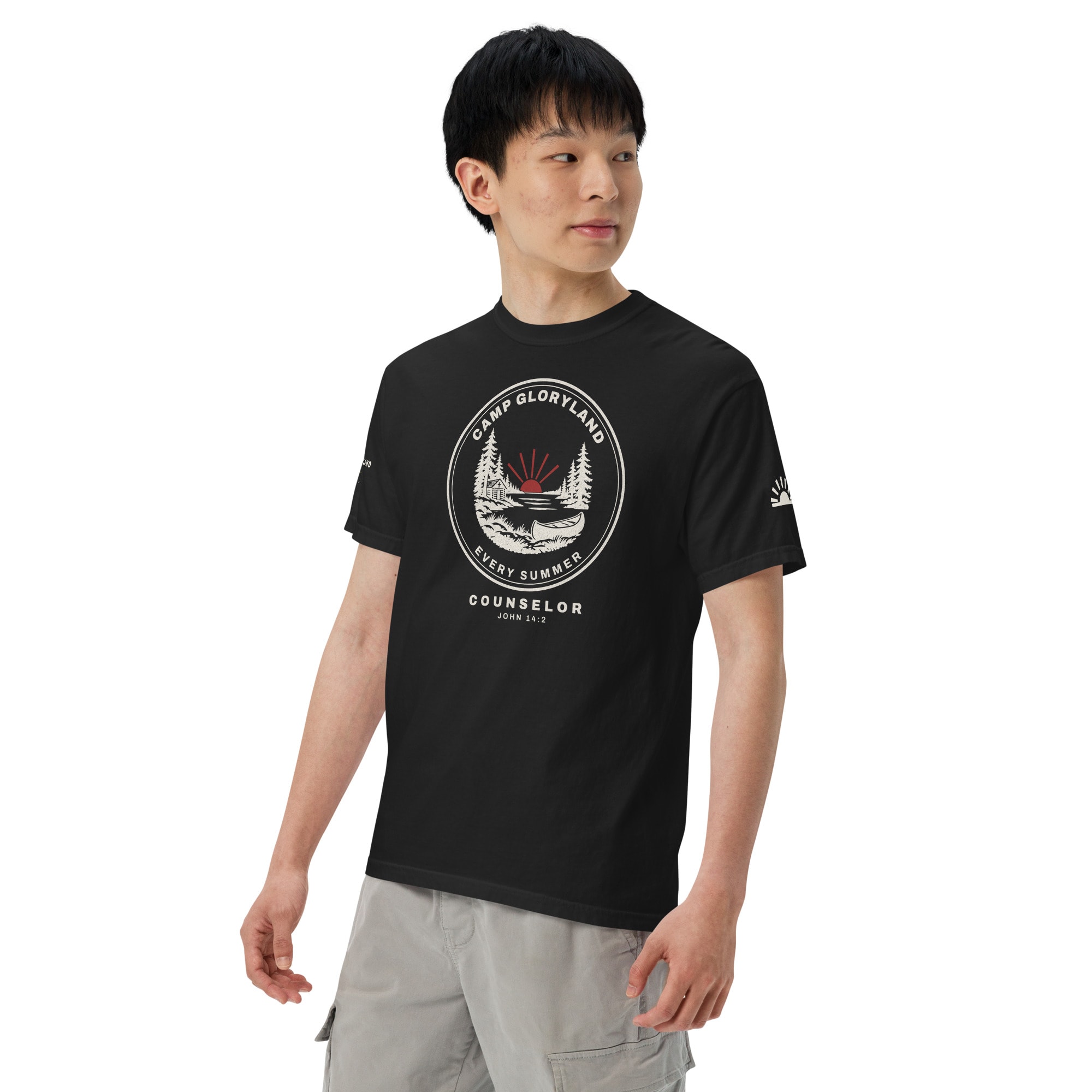 Camp Gloryland Men's Tee in Black