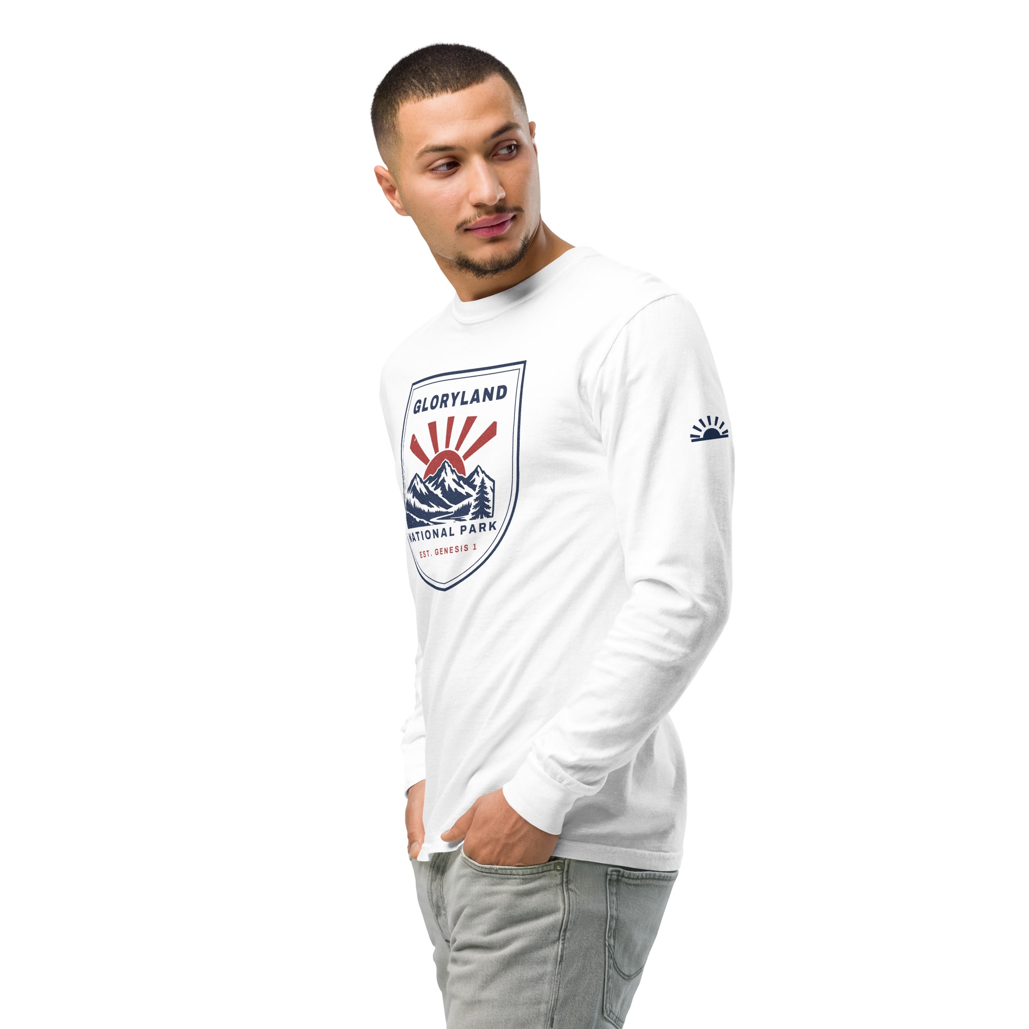 National Park Long Sleeve in White