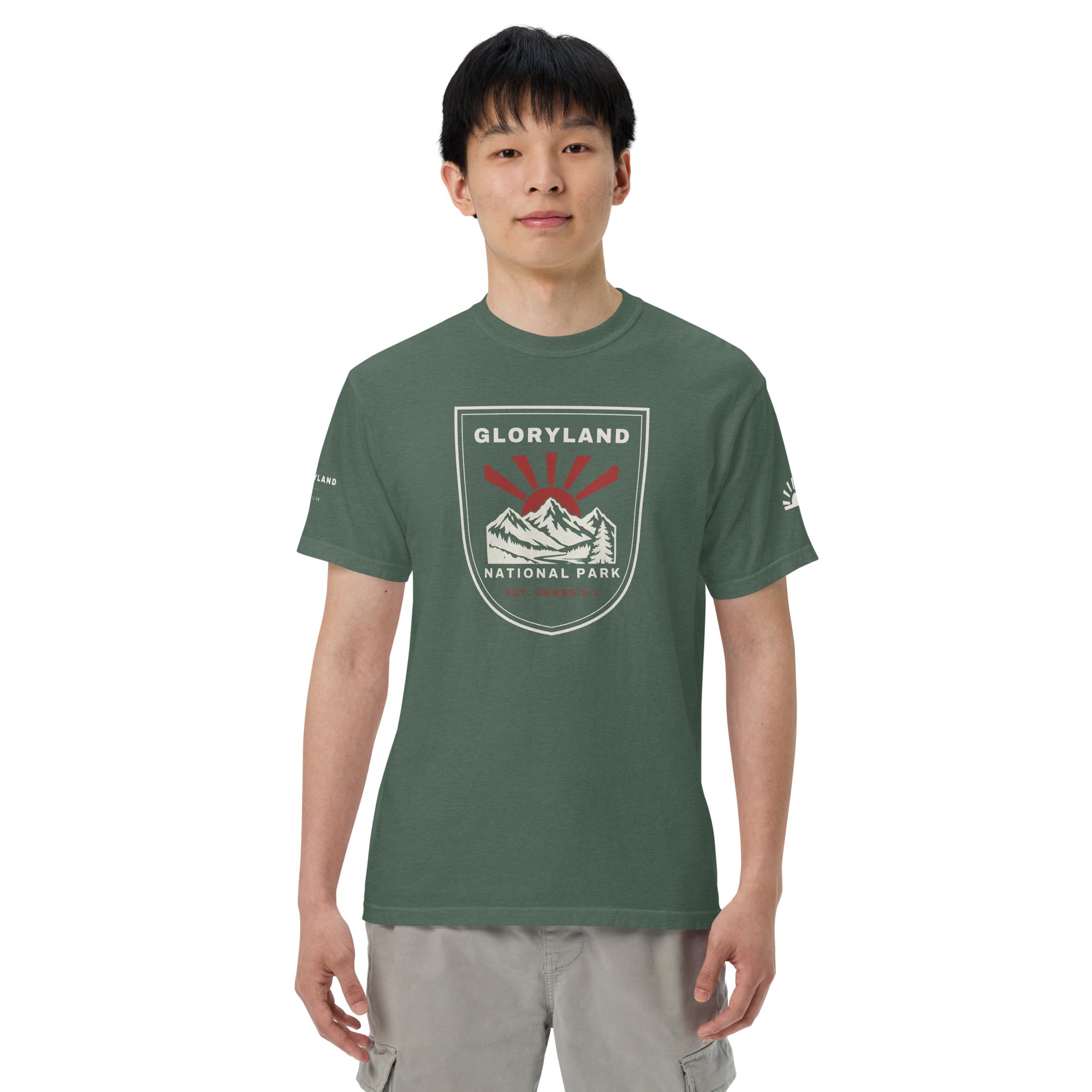 National Park Men's Tee in Blue Spruce