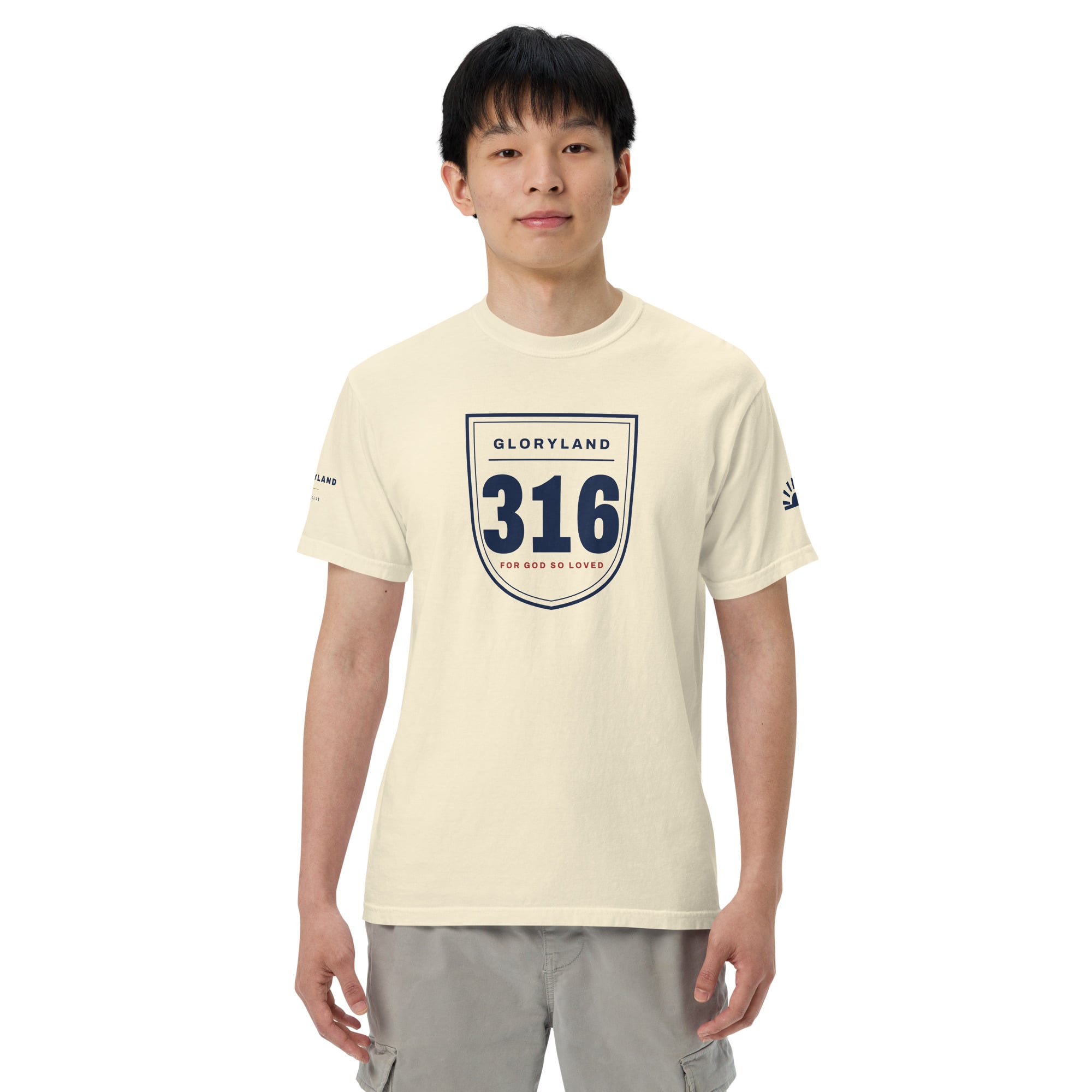 Route 316 Men's Tee in Ivory