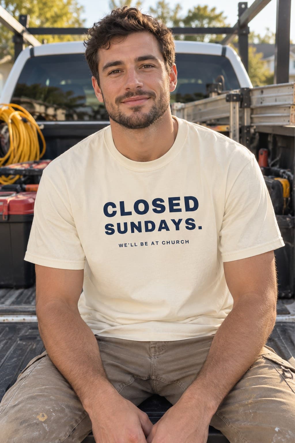 Closed Sundays Men's Tee